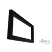 Wiesbaden mat zwarte vierkante supportbeugel 40x14 SW384991