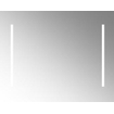 Plieger spiegel 60x80cm met geïntegreerde LED verlichting 2x verticaal 0800255