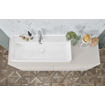 Villeroy & Boch Collaro meubelwastafel 100x47cm met overloop 1 kraangat ceramic+ wit SW358336
