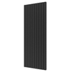 Plieger Cavallino Retto designradiator verticaal dubbel middenaansluiting 2000x754mm 2146W zwart grafiet (black graphite) 7255392