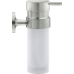 Duravit Starck T Zeepdispenser - 17.6x6cm - matglas - RVS geborsteld SW962405