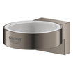GROHE Selection Wandhouder - voor zeepdispenser/glas - brushed hard graphite SW444152