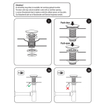 Differnz Mix & Match Afvoerplug Pop-up design large koper SW705443