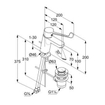 Kludi Pure & Easy wastafelkraan Care 70 m. waste m. kliniek-hendel 18cm chroom SW213437