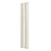 Plieger Trento designradiator verticaal met middenaansluiting 1800x350mm 814W wit structuur SW105320