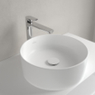 Villeroy & Boch Collaro opzetwastafell rond Ø40cm zonder overloop zonder kraangat ceramic+ stone white SW336043