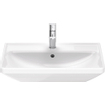 Duravit D-Neo wastafel met wondergliss 65x44x17cm 1 kraangat rechthoek Keramiek Wit SW640532