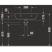 Duravit D-Code Med wastafel 60x46cm zonder kraangat zonder overloop wit 0295815