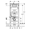 Geberit Duofix inbouwreservoir 112x12cm SW1237473