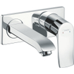 Hansgrohe Metris afbouwdeel voor inbouw wandkraan inclusief uitloop 16,5cm incl. afvoerplug 50001 chroom 0450914