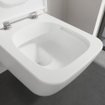 Villeroy & Boch Venticello closetzitting met deksel met softclose en quick release RVS/stone white SW209654