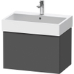 Duravit D-Neo wastafelonderkast 68.4x44x44.2cm 1 lade Grafiet Mat SW640713