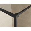 Wiesbaden Square inloopdouche 900 x 2000 x 10 mm nano helder glas/mat zwart SW484792