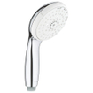 GROHE New Tempesta handdouche met 4 straalsoorten Ø10cm 9.5L/min. chroom/wit SW108105