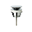 Plieger afvoerplug met push open 5/4 v kraan chroom 0459381