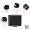 Brabantia Bo Pedaalemmer - 11+23 liter - 2 kunststof binnenemmers - matt black SW1026540