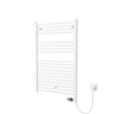 Plieger Elba Electrical elektrische designradiator - 942X500mm - met thermostaat - 500w - wit SW1221763
