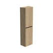 Thebalux hoge kast 165x45x29 2x dichte deur 1x greeplijst mat zwart rechts draaiend t.b.v. Type 1/3/5/9 SW765702