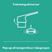 Hansgrohe Vivenis ééngreeps wastafelmengkraan 110 met pop-up trekwaste zwart mat SW642490