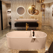 MONDIAZ NOBLE Vrijstaand bad - 180x75cm - kleur Rosee / Rosee SW1015103