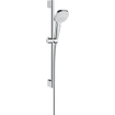 Hansgrohe Croma Select E glijstangset met Croma Select E 1jet handdouche 65cm met Isiflex`B doucheslang 160cm wit/chroom 0605311