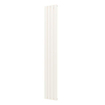 Plieger Cavallino Retto designradiator verticaal enkel middenaansluiting 2000x298mm 666W mat wit 7255293