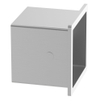 Fortifura Calvi Toiletrolhouder - inbouw - 17.3x17.3x15.3cm - Geborsteld RVS PVD (RVS) SW1126059