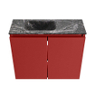 MONDIAZ TURE-DLUX 60cm toiletmeubel Fire. EDEN wastafel Lava positie links. Zonder kraangat. SW1103773