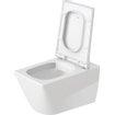 Duravit Viu WC-zitting 46.3x37.1x4.38cm met softclose met quickrelease Kunststof wit Glanzend SW297115