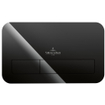 Villeroy & Boch Viconnect 2 knops bedieningsplaat glas glossy zwart GA39908