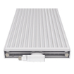 Stelrad Vertex paneelradiator 160x40cm type 22 1452watt 4 aansluitingen Staal Wit glans 8222571