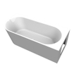 Arcqua Santo half vrijstaand ligbad 178x80cm acryl glans wit rechts SW857165