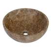 Plieger Round waskom - 38x38x13.6cm - marmer bruin SW536473