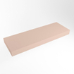 Mondiaz TOP 51 Vrijhangend Topblad - 150x51x12cm - geschikt voor waskom - Solid surface - Rosee SW1021381