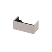 INK P2O Wastafelonderkast - 90x45x37.6cm - 1 lade - push 2 open - recht opdekfront - MDF lak Mat kasjmier grijs SW798287