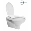 Xellanz Trevi wandcloset rimless met Ultimo 3.0 toiletzitting softclose en quick release glans wit SW72904