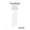 Sealskin Hooked inloopdouche 140x200cm 6mm veiligheidsglas chroom SW543199