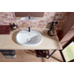 Villeroy & Boch Architectura inbouwwastafel 60x45x17cm Ovaal 1 kraangat met overloopgat Wit Alpin glans Ceramic SW762350