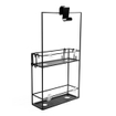 Umbra Cubiko douche etagere 61x31x11cm Staal Zwart SW539637