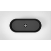 Arcqua Case waskom ovaal 60x26cm mat zwart SW767330