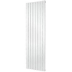 Plieger Cavallino Retto designradiator verticaal enkel middenaansluiting 1800x602mm 1205W mat wit 7252984