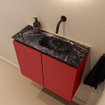 MONDIAZ TURE-DLUX 60cm toiletmeubel Fire. EDEN wastafel Lava positie rechts. Zonder kraangat. SW1103789