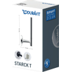 Duravit Starck T reserve closetrolhouder 5x7,3x15,2cm mat zwart SW297109