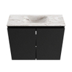 MONDIAZ TURE-DLUX 60cm toiletmeubel Urban. EDEN wastafel Glace positie midden. Zonder kraangat. SW1103109