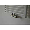 Riko set thermostatisch onderblok haaks-rechts geborsteld staal SW207715