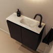 MONDIAZ TURE-DLUX 60cm toiletmeubel Urban. EDEN wastafel Ostra positie rechts. Met 1 kraangat. SW1104706