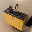 MONDIAZ TURE-DLUX 60cm toiletmeubel Ocher. EDEN wastafel Lava positie midden. Zonder kraangat. SW1103928