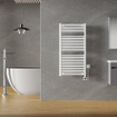 Wiesbaden Elara elektrische radiator Smart WiFi 118,5 x 60 cm glans wit SW1119294
