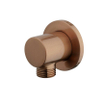 Wiesbaden Wandaansluitbocht rond 1/2" geborsteld brons koper SW999884