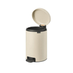 Brabantia NewIcon Pedaalemmer - 12 liter - kunststof binnenemmer - soft beige SW767516